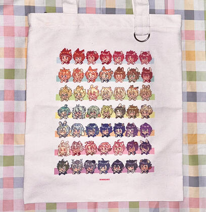 Tote bag of 49 Ensemble Stars characters (2024)