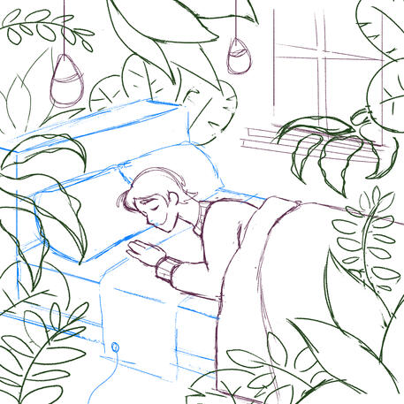 1: Grounding Bedsheet - Sketch